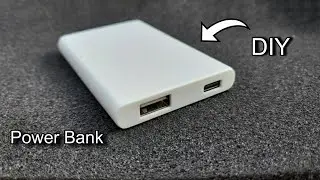 DIY Ultra Slim Power Bank || How to Make Pocket Power Bank || DIY Power Bank with PVC