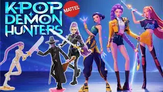 Figuras OFICIALES y ARTICULADAS de K-Pop Demon Hunters de Mattel | HUNTRIX