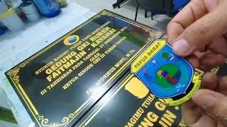 Proses pengerjaan Prasasti Batu Granit