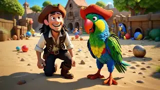 Why Is There a Pirate in My Sandbox? 🏴&zwj;☠️🪣 | Fun Imaginative for Kids | Playful Learning Adventure