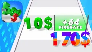 Digit Shooter - All Levels Gameplay Android, iOS