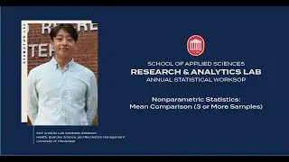 Seomgyun Lee presents More than 2 Samples Mean Comparison, Non-Parametric