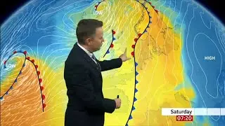 BBC weather : Matt has a little bit of good news for today but tomorrow is looking bad