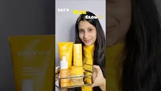 Dot & Key Vitamin C Skincare Routine ✨ Glow Boosting Facewash, Serum, Moisturizer & Sunscreen#shorts