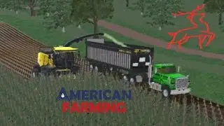 Chopping the last of my silage for the season | American Farming Dairy Farm Series 