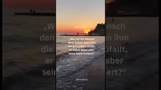 Vers des Tages|Markus 8:36|#bibel #bibelverse #bibelgeschichte #gotteswort