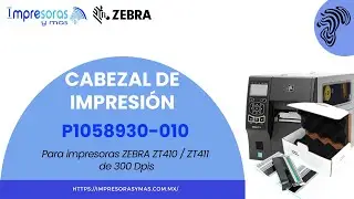 Cabezal de Impresion ZEBRA para ZT410, ZT411 300Dpis P1058930-010