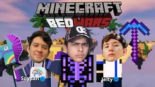 LONCHE JUGANDO MINECRAFT BEDWARS CON SOYPAN Y JELTY🤣⛏️