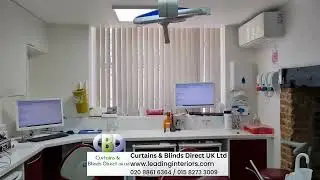 Vertical Blinds for Dental Surgery Practice | www.leadinginteriors.com Luton Redbourn Caddington