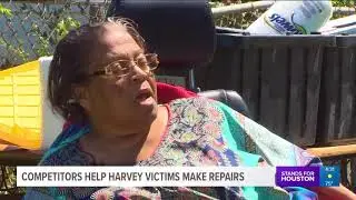 Ironman participants help rebuild home for Harvey victim