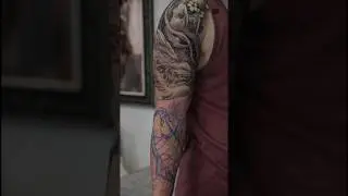 Koi Fish Tattoo on Arm: Part 1 - The Outlining Process with Trung Tadashi #trungtadashi