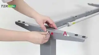 Montage pi&egrave;tement bureau assis debout Muro