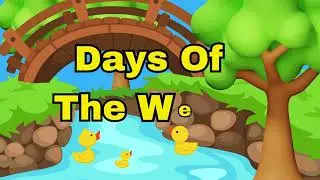 7 Days Of The Week Kids Song| Learn Seven Days Names For Kids, kindergarten, Toddler, Preschool