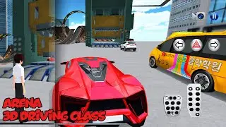 Best Game Arena New Red Car 3D Driving Class Game Play Simulator Android iOS