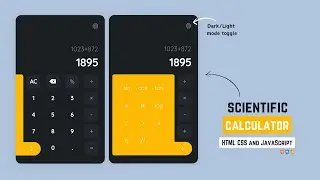 Scientific Calculator in HTML CSS & Javascript | Scientific Calculator in Javascript