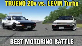 Best Motoring Tests | Trueno 20v VS Levin Turbo | Assetto Corsa