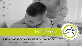 Pre-K Massage Therapy Workshop at Leduc Physio