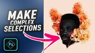 Make Complex Selections with Photoshop!! ONE MINUTE TUTORIAL!!
