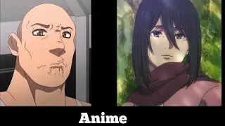 Anime vs Reddit Attack on Titan Rock Reaction  Meme #video#vs#AttackonTitan #Attack#onTitan