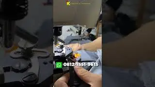 PABRIK KONVEKSI !! Lihat Cara Jahit Kancing Otomatis di KTJ #shorts