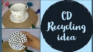 DIY Old CD Reuse Craft Idea | Best out of waste @CraftParadisebyManvi
