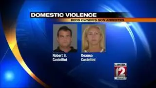 Son and daughter-in-law of Reds' owner arrested
