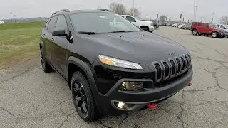 2015 Jeep Cherokee Trailhawk 4X4 Black | 9 Speed | New Jeep Dealer Martinsville, IN | 17733