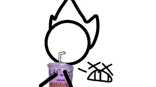 grimace shake, drink makes me sick (fake dead)