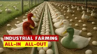 How to raise ducks with modern industrial farming technology: all-in all-out downtime