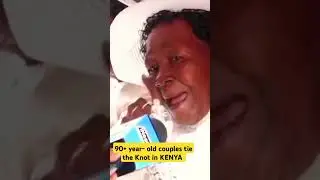 News in from Inooro Tv,  elderly couple tie the knot in ,Kenya.(Kikuyu )