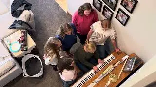 My Girls singing after the funeral of Connor Lotterman.