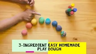 Easy Homemade Rainbow Play Dough