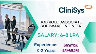 Clinisys Off Campus Hiring Freshers for the Role of Associate Software Engineer |