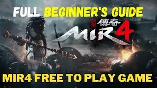 [ENG/FIL] MIR4 COMPLETE BEGINNER'S GUIDE TUTORIAL STEP BY STEP, Play to Earn Free to Play Game