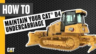 Cat&reg; D4 Dozer Undercarriage Maintenance