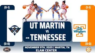 UT Martin против № 8 Теннесси | Pat Summit Heritage Classic 2025 | 11.9.25
