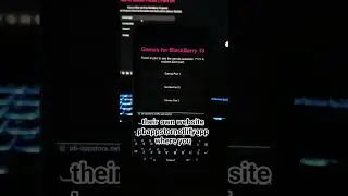 Install Apps and Games on Blackberry phone in 2025😳 #retrogaming #blackberry #nostalgia