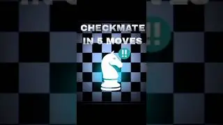 Checkmate in 5 moves ! #chess #chessgame #checkmate #chesstricks