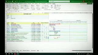 Cronograma de actividades en Excel (Barras Gantt)