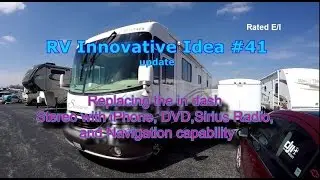RV Innovative Idea #41 ~ Installing a New In Dash Stereo Radio