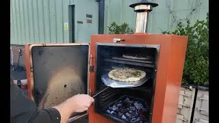 Stone baked Pizza in the Charlie Oven