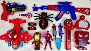 Marvel Spider-Man series unbox,popular Spider-Man action dolls,Spider-Man popular electric toy gun