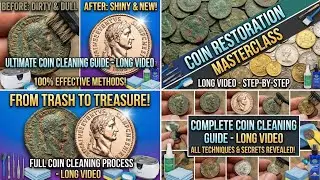 Coin cleaning satisfying video sparkle treasure #video 