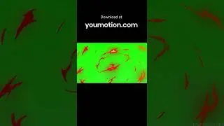 Fire 2D Transition - Green Screen & Alpha #capcut #animation #greenscreen #chromakey