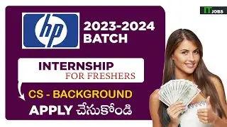 Hp internship for 2023/2024 apply soon | IT job notifications