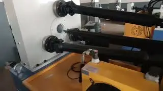 Three-axis thread rolling machine overall display