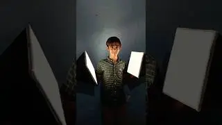 DIY Soft box for home studio (cheap and very easy)||#softboxlighting #diy #cardboard #craft #arts