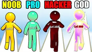 NOOB vs PRO vs HACKER vs GOD Scale Man