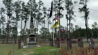 Jacksonville, Florida! Kirby Smith Confederate Park. Monument relocated/re-erected (Feb 15, 2025)