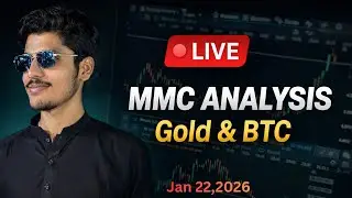 LIVE MMC Analysis | Gold & Bitcoin Market Structure (Educational)